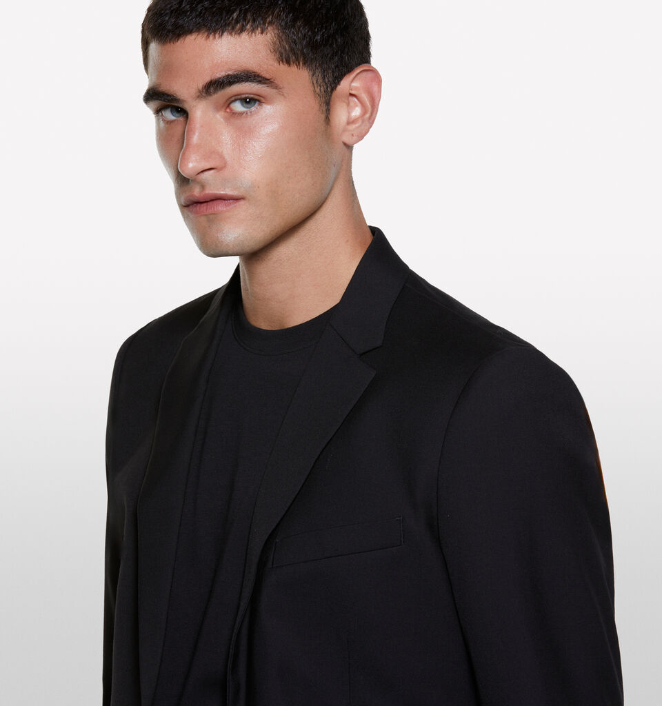 Black tailored blazer - men's blazers - Black | Sisley image number 4